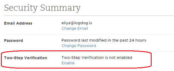 Evernote Two-Step Verification